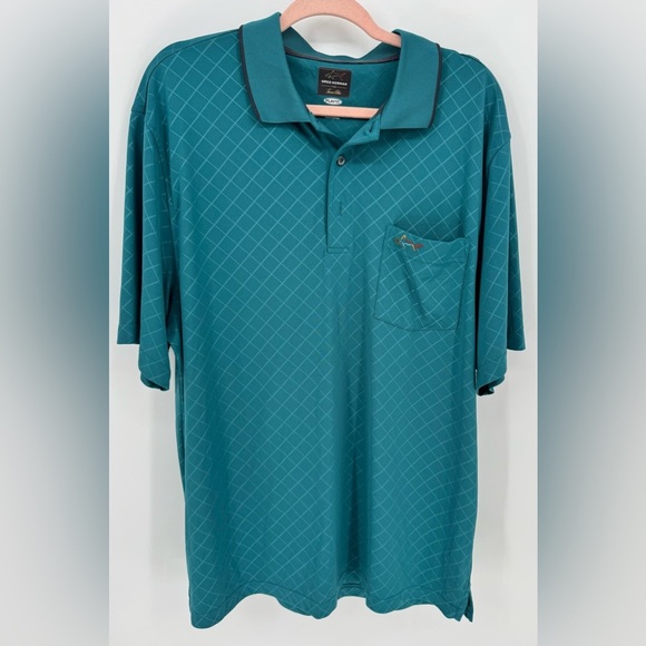 Greg Norman for Tasso Elba Play Dry Polo Shirt Short Sleeve - Picture 1 of 9